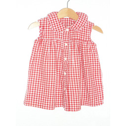 Chemisier vichy - 3 ans