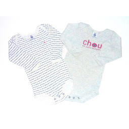 Lot de bodies PETIT BATEAU...