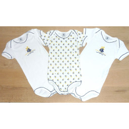 Lot de bodies PETIT BATEAU...