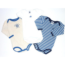 Lot de bodies PETIT BATEAU...